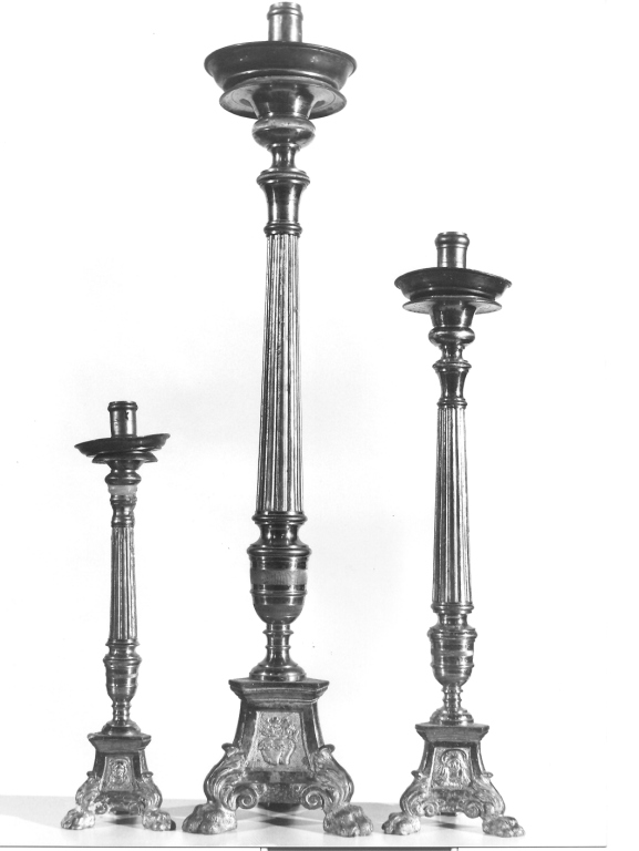 candeliere d'altare - ambito laziale (sec. XX)