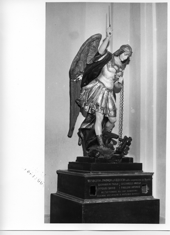 San Michele Arcangelo (statua) - ambito laziale (sec. XX)