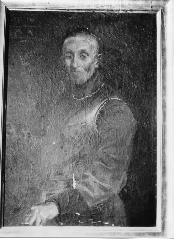 busto ritratto d'uomo (dipinto) - ambito laziale (fine/inizio secc. XIX/ XX)