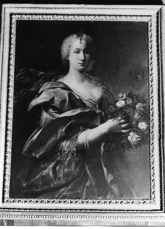 ritratto di donna (dipinto) - ambito laziale (sec. XVIII)