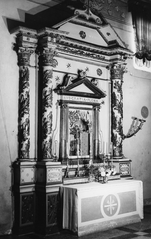 altare - a edicola - ambito laziale (seconda metà sec. XVII)