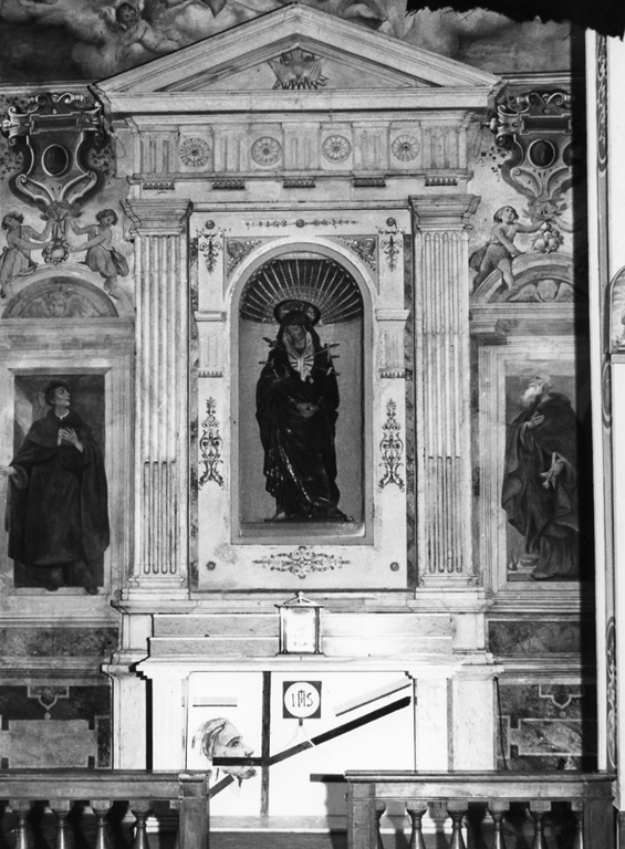 altare - a edicola - produzione laziale (sec. XIX)
