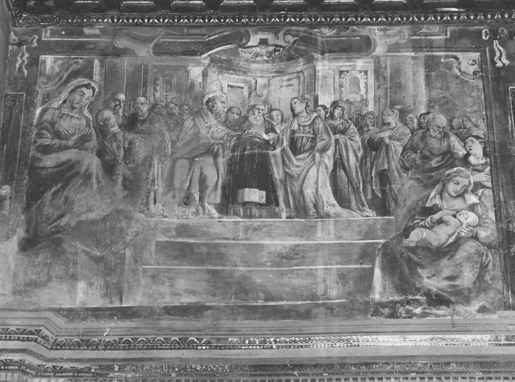 Sposalizio di Maria Vergine (dipinto) di Caparozzi Filippo (sec. XVII)