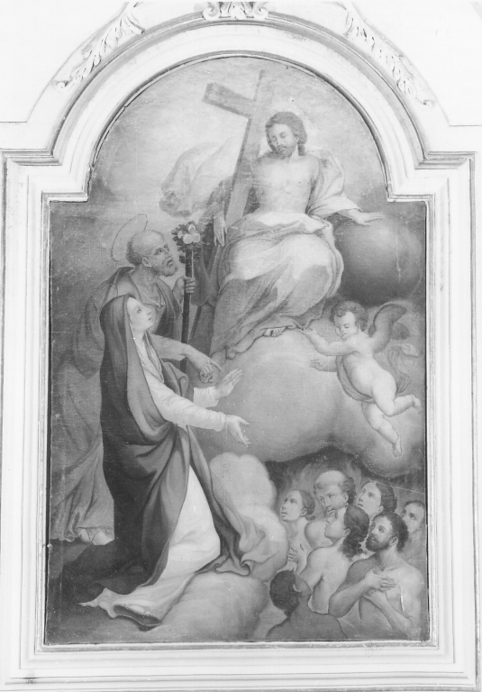 Cristo in gloria (dipinto) - ambito laziale (sec. XIX)