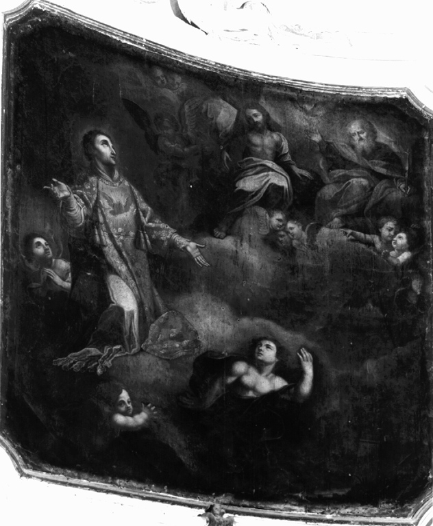 visione di Santo Stefano (dipinto) - ambito laziale (seconda metà sec. XVIII)