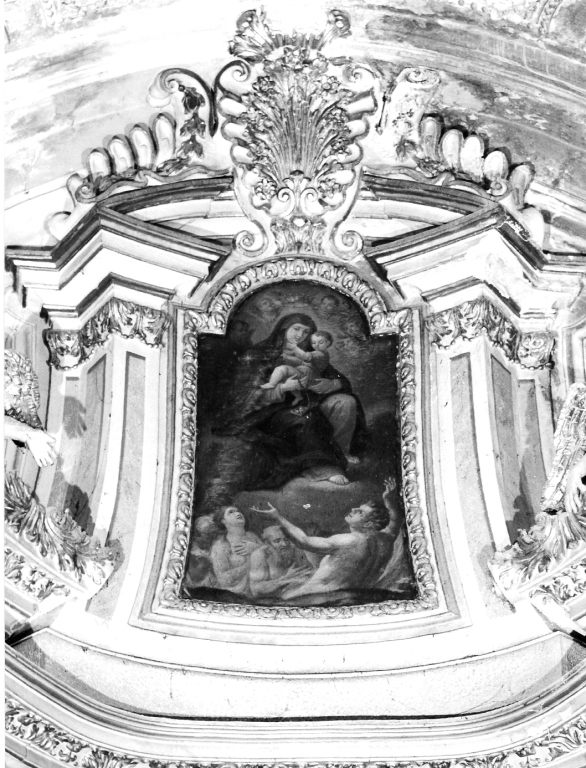 Madonna con Bambino e le anime del purgatorio (dipinto) di Avellino Onofrio (maniera) (prima metà sec. XVIII)