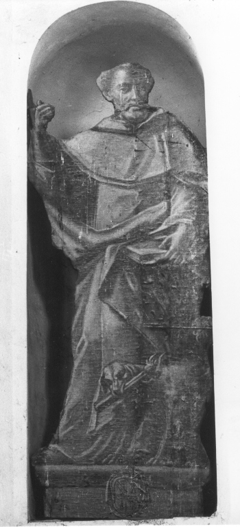 San Domenico (dipinto, elemento d'insieme) di Giannotti Virginia (attribuito) (sec. XVIII)