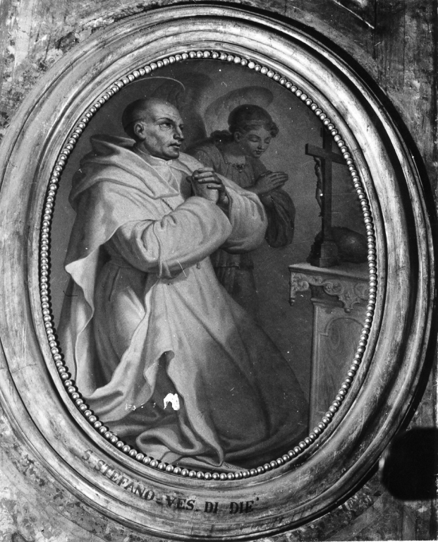 Santo Stefano vescovo di Diè (dipinto) di Balbi Filippo (sec. XIX)