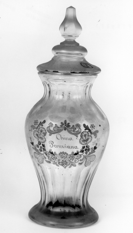 vaso da farmacia, serie di Balbi Filippo (sec. XIX)