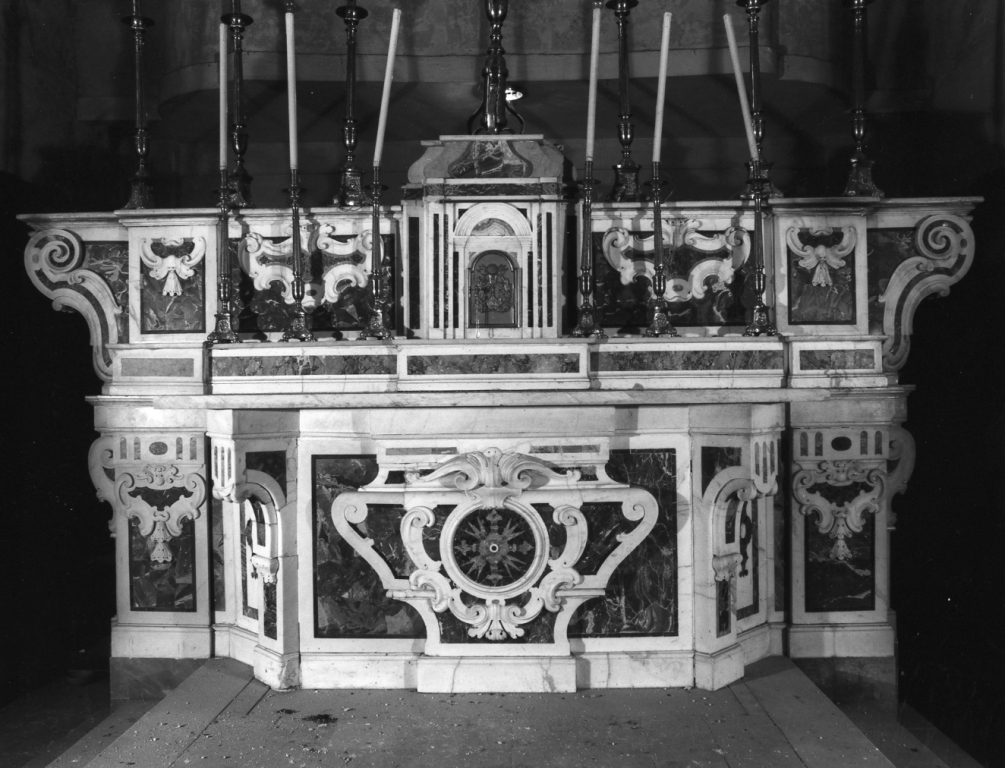 altare maggiore - ambito campano (secc. XVIII/ XIX)