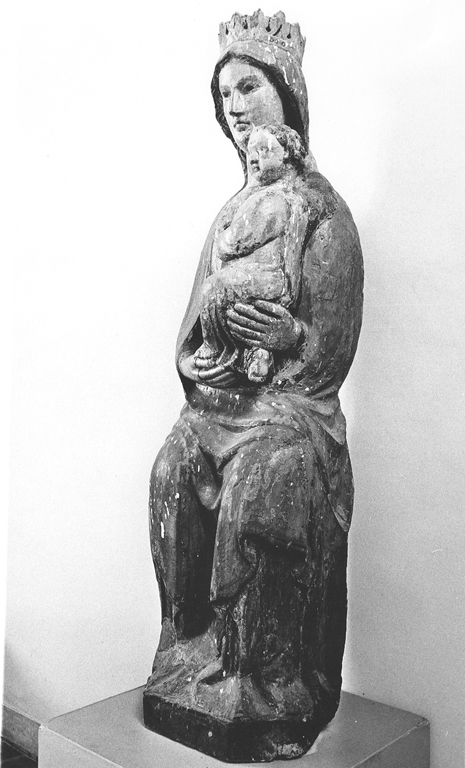 Madonna con Bambino (scultura) - ambito abruzzese (sec. XIV)