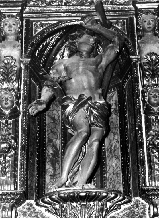 San Sebastiano (statua) di Gigli Giovanni Battista (sec. XVII)
