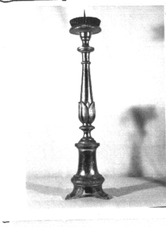 candeliere, serie - ambito laziale (metà sec. XVII)