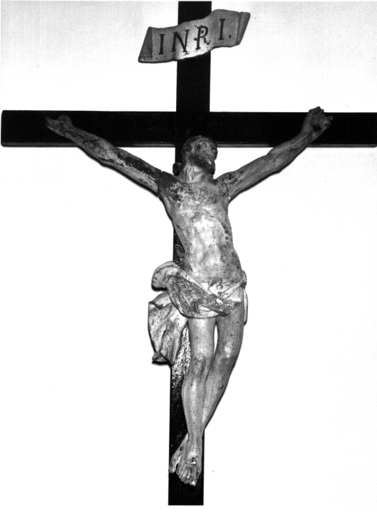 Cristo crocifisso (crocifisso) - ambito laziale (sec. XVIII)