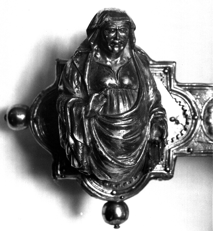 Madonna Addolorata (rilievo, elemento d'insieme) di Vannini Pietro (attribuito) (fine sec. XV)