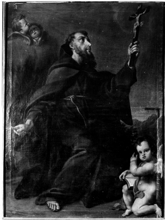 Santi Giuseppe da Leonessa (dipinto) - ambito laziale (prima metà sec. XVIII)