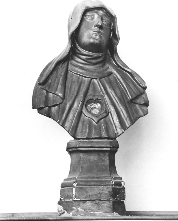 reliquiario - a busto, pendant - bottega romana (sec. XVIII)