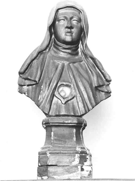 reliquiario - a busto, pendant - bottega romana (sec. XVIII)