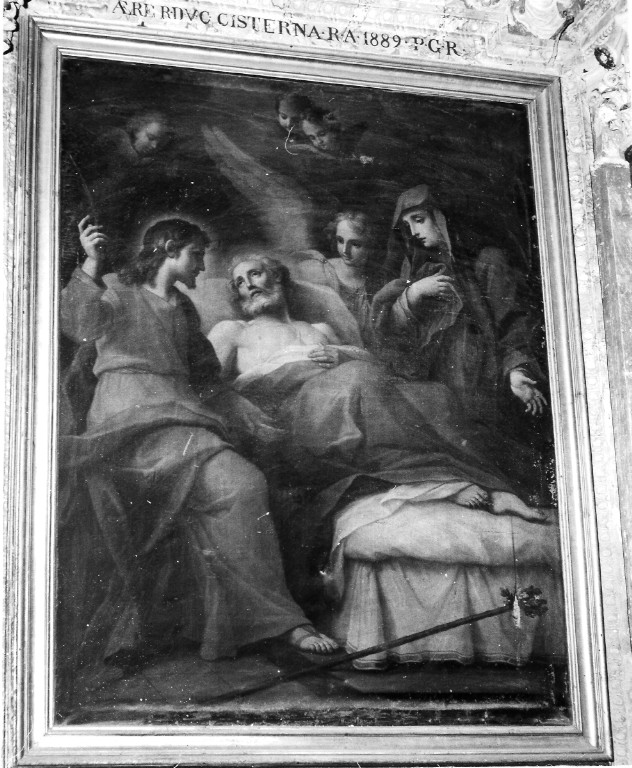 morte di San Giuseppe (dipinto) - ambito romano (fine/inizio secc. XVIII/ XIX)