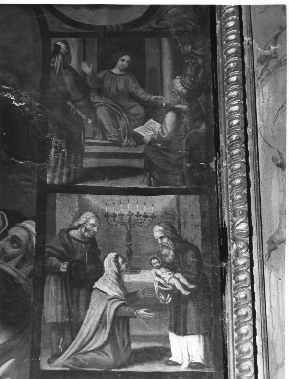 disputa di Gesù con i dottori nel tempio (dipinto) - ambito reatino (sec. XVIII)