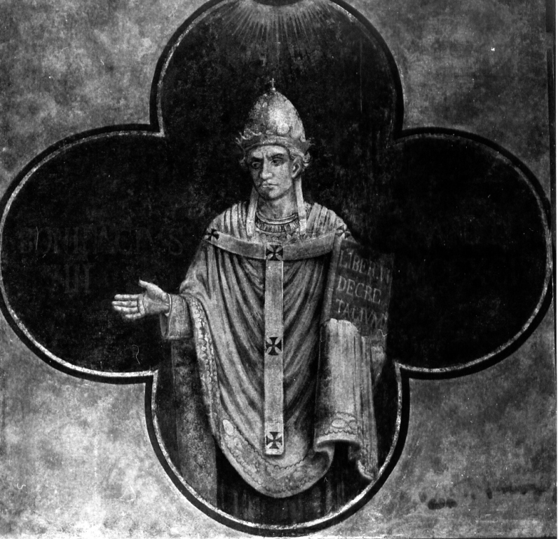 Bonifacio VIII (dipinto) di Gagliardi Giovanni (sec. XIX)