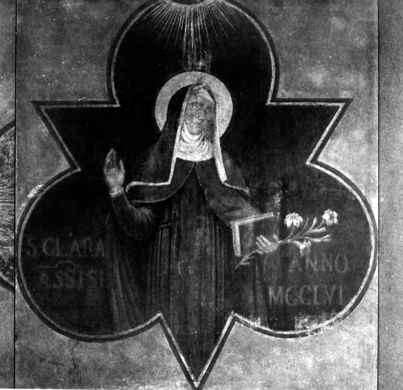 Santa Chiara (dipinto) di Gagliardi Giovanni (sec. XIX)
