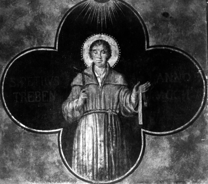 San Pietro eremita di Trevi (dipinto) di Gagliardi Giovanni (sec. XIX)