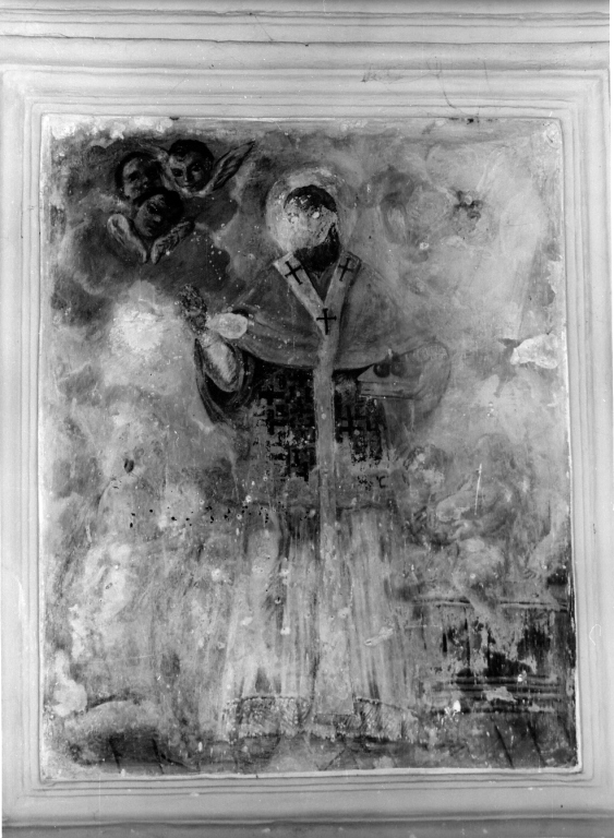 San Nicola di Bari resuscita i tre fanciulli (dipinto) - ambito laziale (sec. XVII)