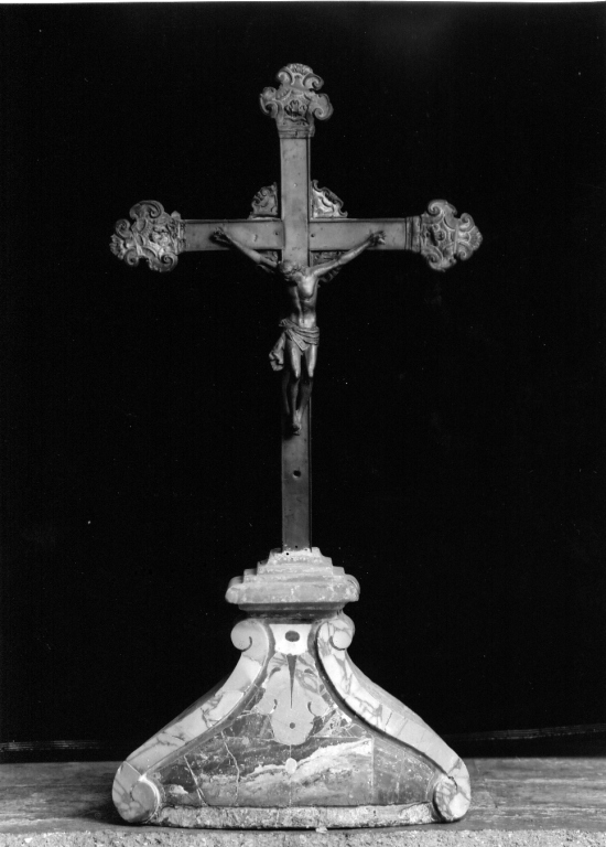 Cristo crocifisso (corona di tabernacolo) - ambito laziale (sec. XVIII)
