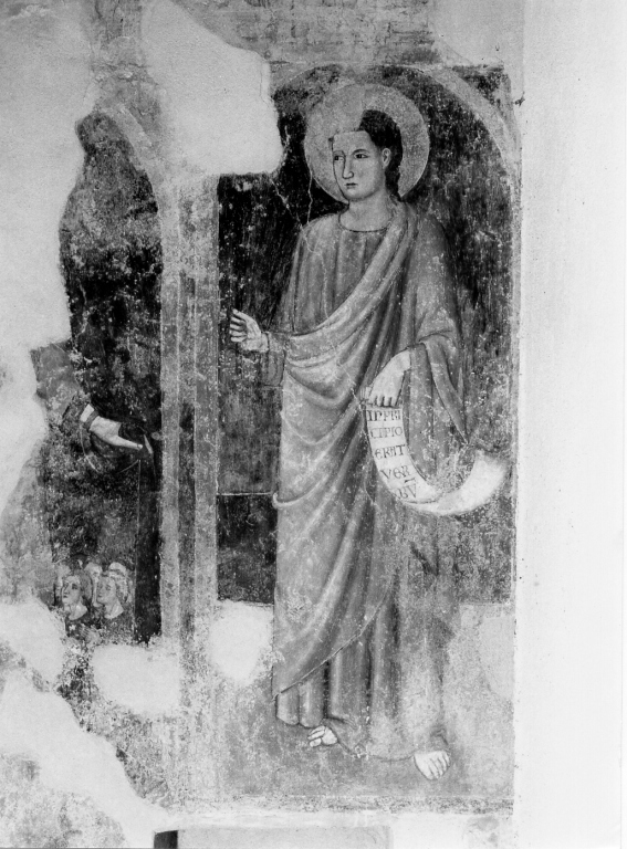 San Giovanni Evangelista (dipinto) - ambito laziale (metà, seconda metà sec. XIV, sec. XIV)