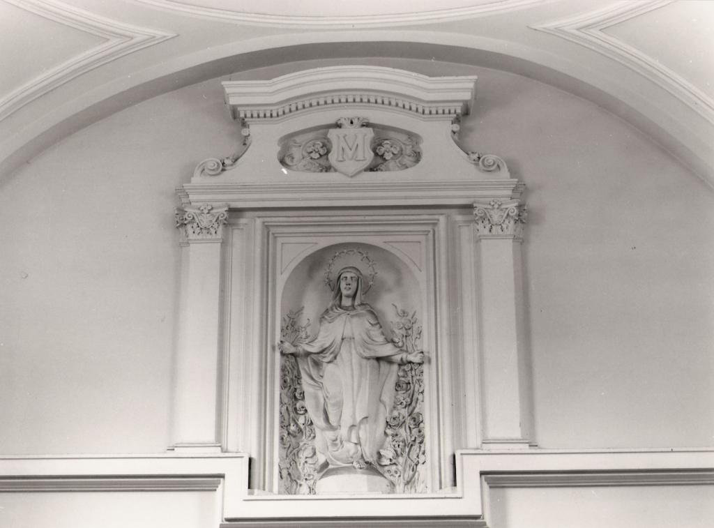Madonna della Rosa (rilievo) - ambito laziale (sec. XIX)