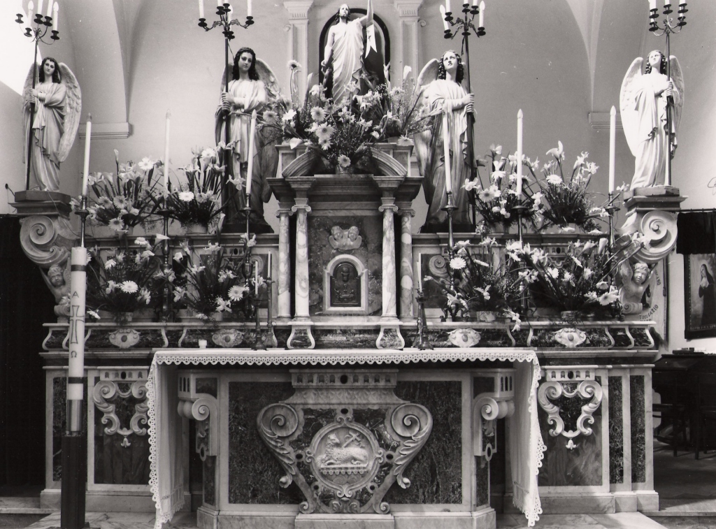 altare maggiore - ambito campano (sec. XIX)