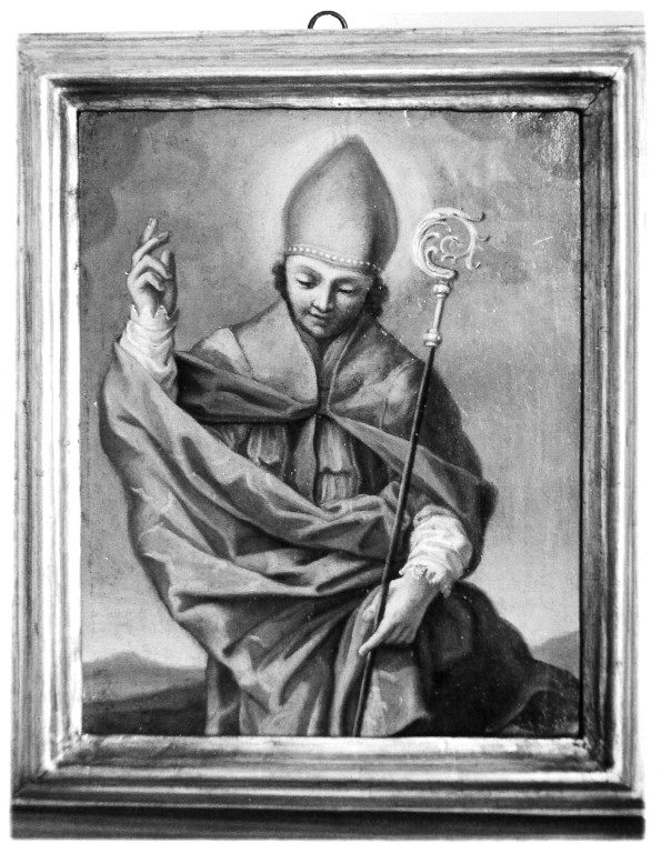 Sant'Emidio benedicente (dipinto) - ambito abruzzese (metà sec. XVIII)