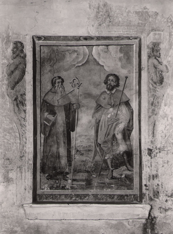 Santi Egidio e Rocco (dipinto) - ambito laziale (fine/inizio secc. XVII/ XVIII)