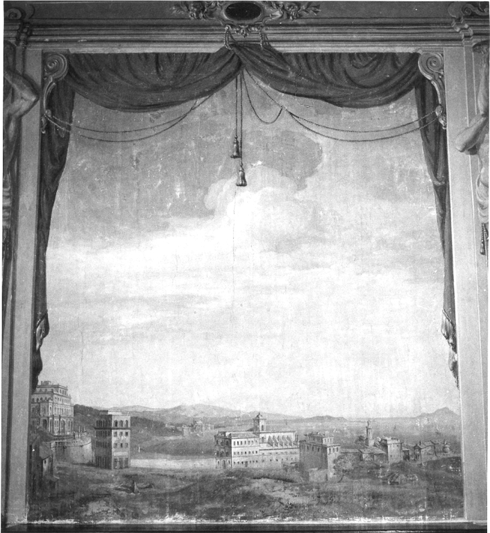 veduta di Anzio e Nettuno (dipinto) di Monti Andrea (sec. XIX)