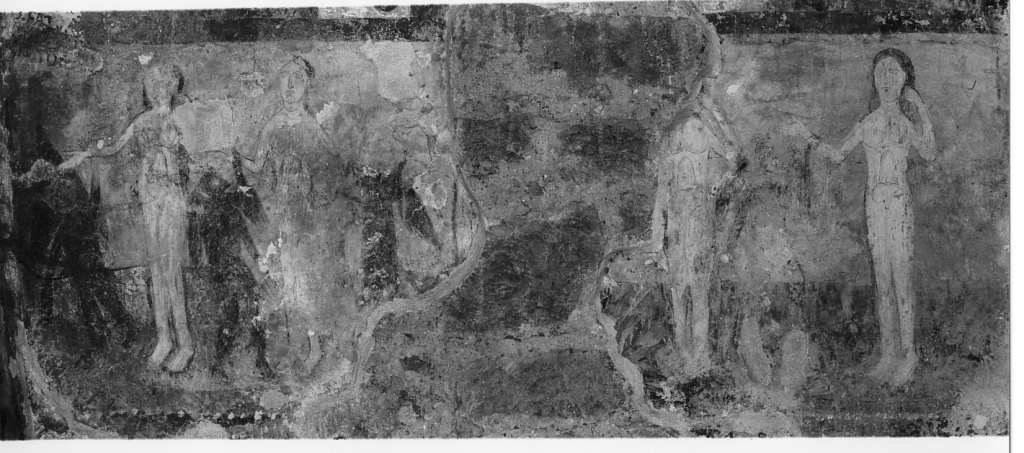 vergini stolte (dipinto) di Maestro della Genesi (ultimo quarto sec. XII)