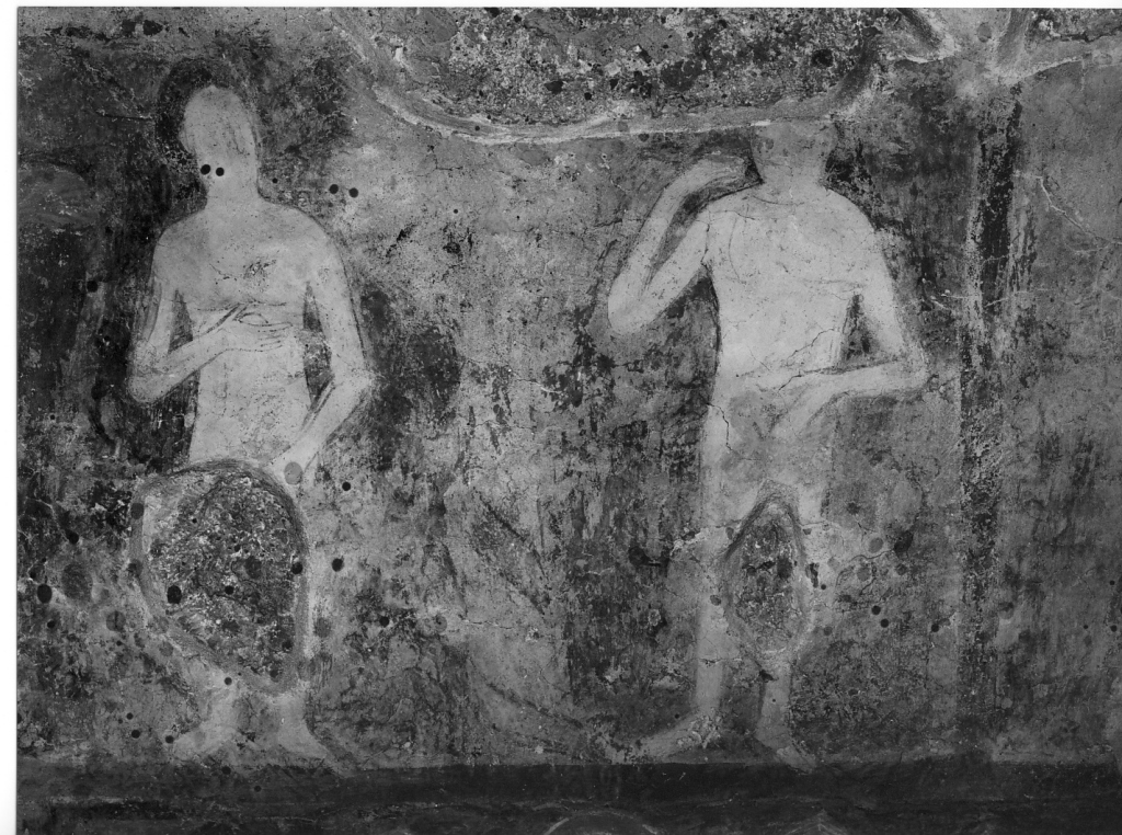 tentazione e caduta di Adamo e Eva (dipinto) di Maestro della Genesi (prima metà sec. XIII)