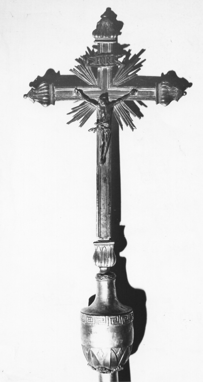 Cristo crocifisso (croce) - ambito laziale (metà sec. XIX)