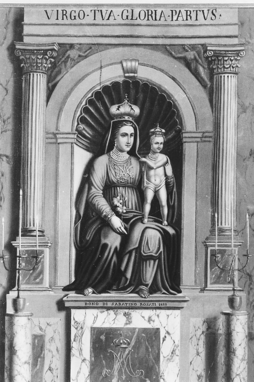 Madonna del Parto (ex voto) - ambito laziale (sec. XIX)