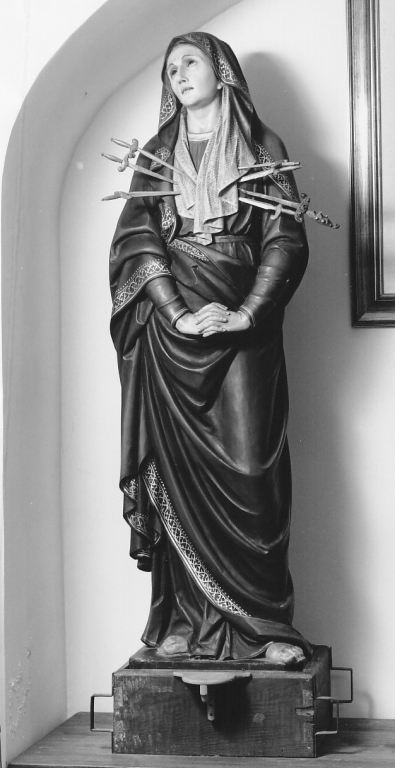 Madonna Addolorata (statua processionale) - ambito laziale (prima metà sec. XX)