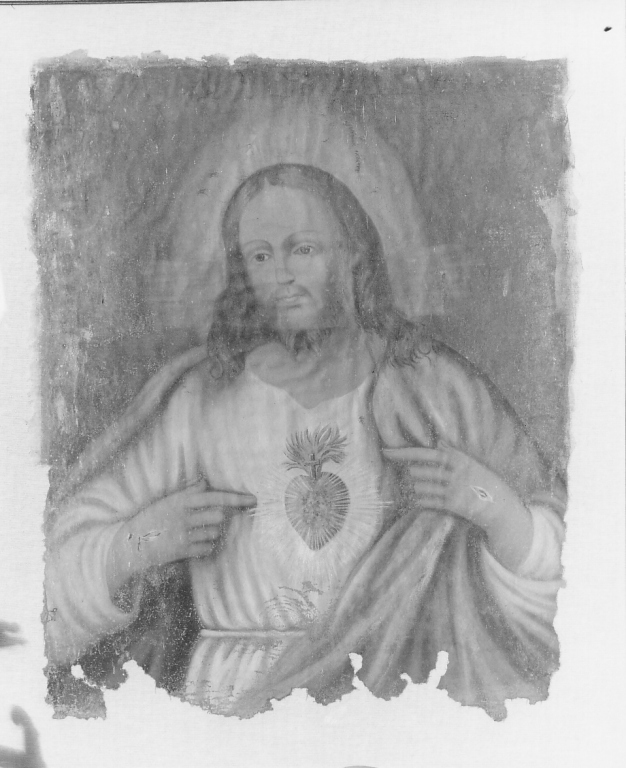 Sacro Cuore di Gesù (dipinto) - ambito laziale (fine sec. XVIII)