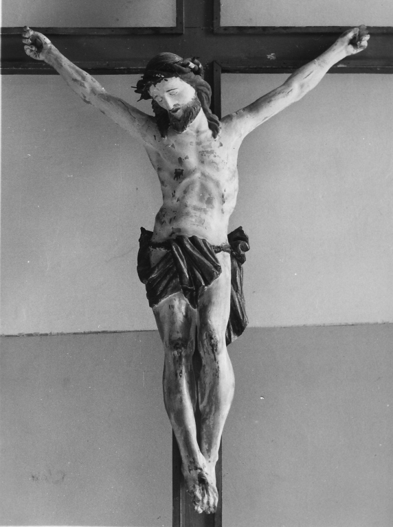 Cristo crocifisso (scultura processionale) - ambito laziale (sec. XIX)