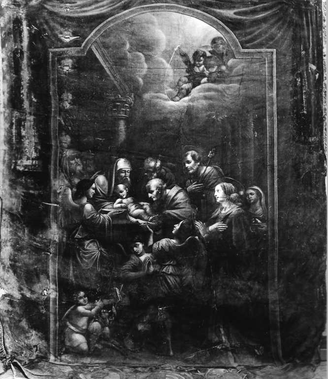 circoncisione di Gesù Bambino (dipinto) - ambito romano (sec. XVIII)