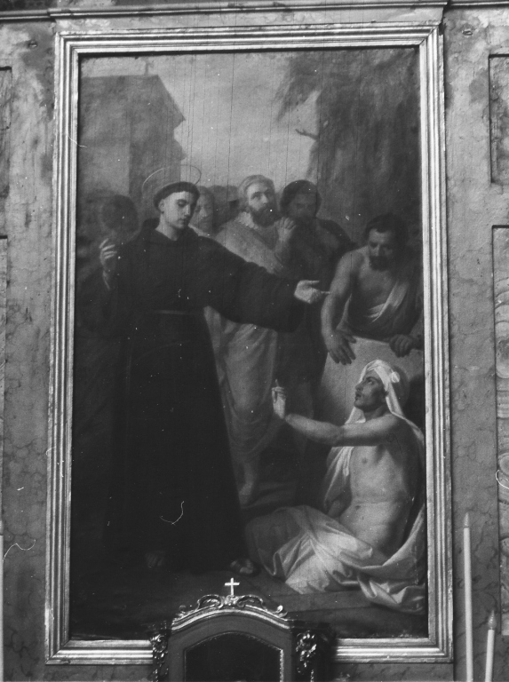 miracolo di Sant'Antonio da Padova (dipinto) - ambito laziale (sec. XIX)