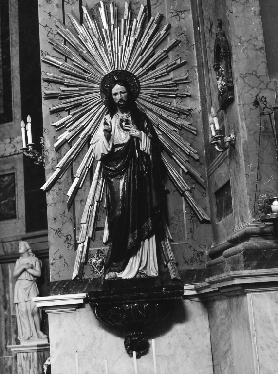 Sacro Cuore di Gesù (statua) - ambito laziale (sec. XIX)