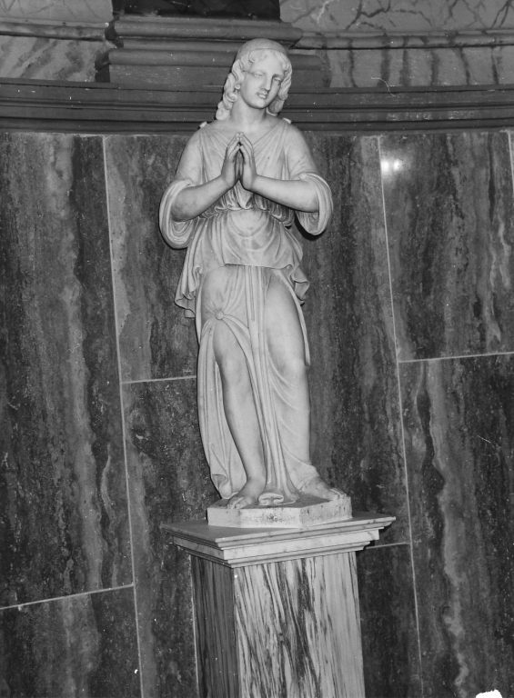 angelo orante (statua) - ambito laziale (sec. XIX)