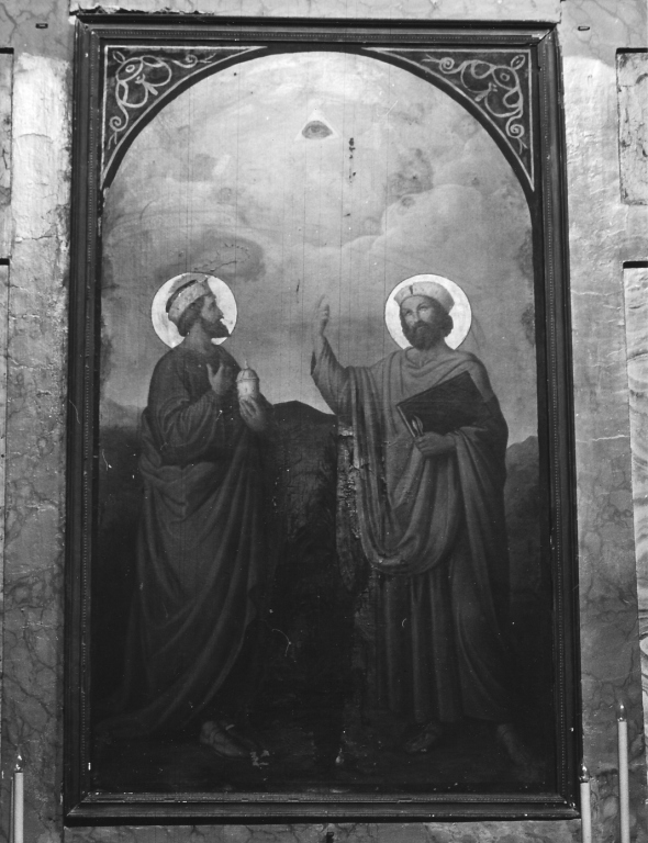 San Cosma e San Damiano (dipinto) - ambito laziale (sec. XIX)