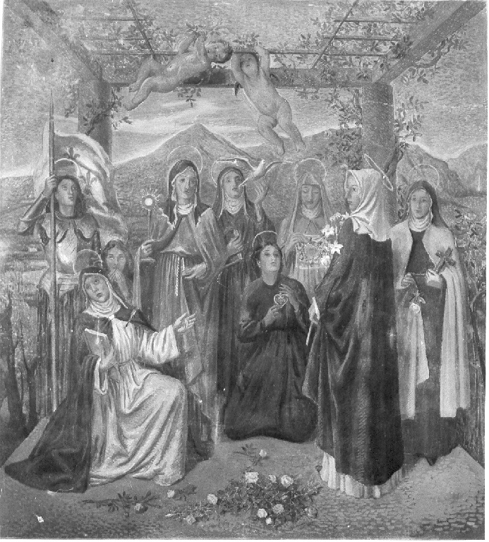 Sante e Vergini Martiri (dipinto, ciclo) di Giarrizzo Manlio (sec. XX)