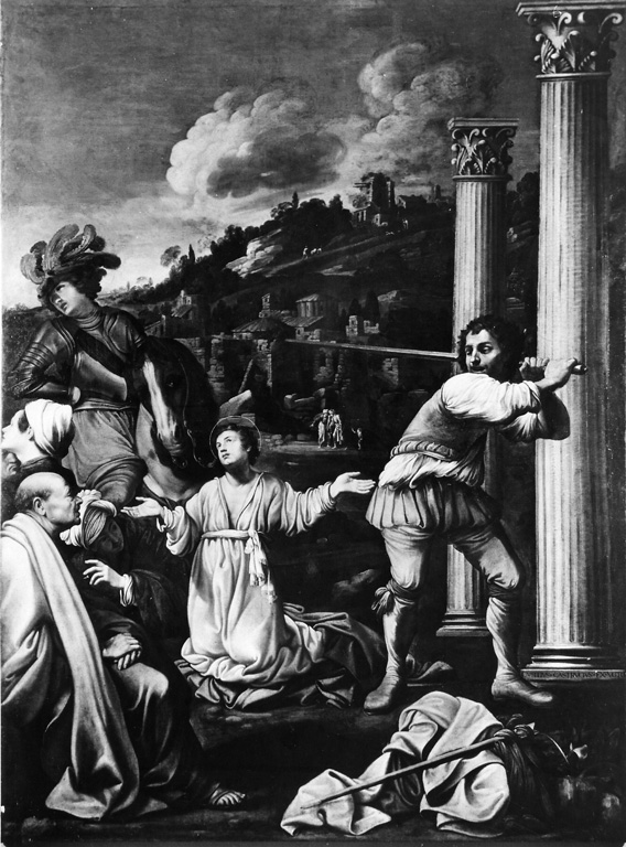 decapitazione di Sant'Agapito (dipinto) di Saraceni Carlo (sec. XVII)