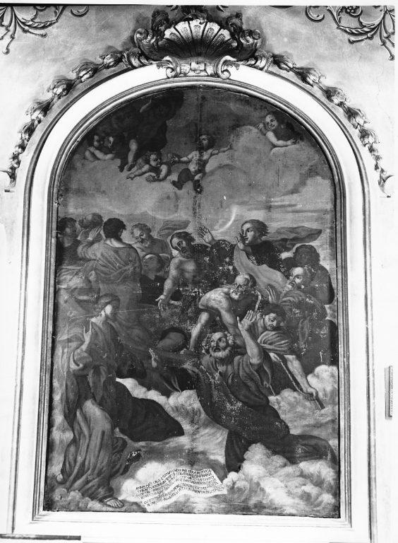 San Pietro salvato dalle acque (dipinto) di Congiunti Giuseppe Antonio (sec. XVIII)